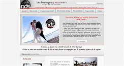 Desktop Screenshot of mariage-38.com