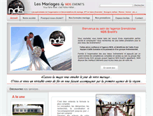 Tablet Screenshot of mariage-38.com